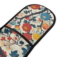 thumbnail image 4 of Yayeee Double Oven Mitt Kitchen Heat Resistant Baking 35" x7" Quilted Glove, Vibrant Japanese Flowers, 4 of 6