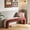 Pink, variant on Gericco Upholstered Waterfall Bench,Entryway Bench for Living Room, Bedroom and Hallway, Pink
