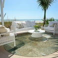 thumbnail image 6 of Addison Rugs Chantille Indoor/Outdoor Transitional Modern Brown Washable Round Rug, 8' x 8', 6 of 6