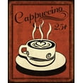 thumbnail image 5 of Gango Home Decor Retro Coffee Cup Kitchen Wall Art; Four Multi-Color 8x10in Hand-Stretched Canvases, 5 of 8