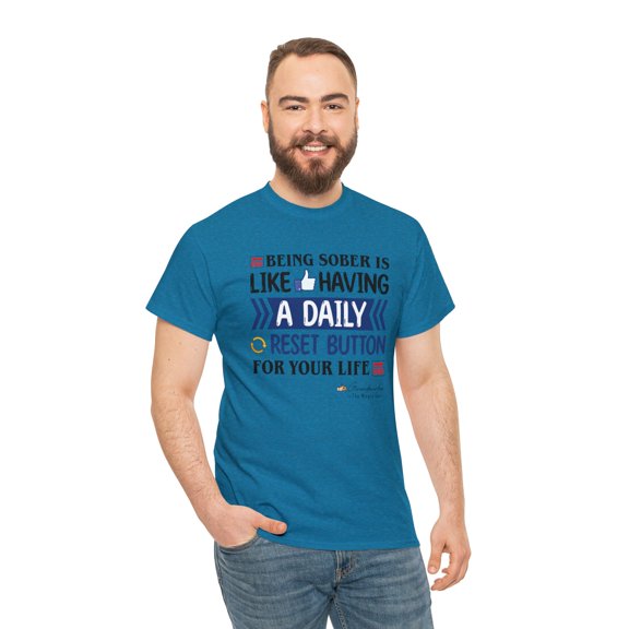BEING SOBER Tee....The Sober Living Line by Grandmarkee ~The Magician~