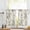 Floral Black on Beige-26"W x 30"L (Pack of 2), variant on Hattie Floral Linen Kitchen Curtains 24 Inch Length Vintage Cottage Core Farmhouse Cafe Light Filtering Small Window Drapes For Living Room Bathroom Rod Pocket 2 Panels Beige