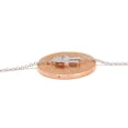 thumbnail image 6 of 14k white gold 0.09ct diamond khamsa hand Jewish necklace 18" adjustable chain, 6 of 12