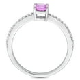 thumbnail image 4 of Everly Women's Sapphire 14k White Gold Ring, 4 of 7