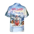 thumbnail image 2 of Hello Welcome Winter The Ski Great Pyrenees Snowy Day Hawaiian Shirt Breathable Summer Unisex Merch Pyr Dog Lover - 13013, 2 of 6