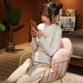 thumbnail image 2 of Cat Paw Cushion Lazy Sofa Office Chair Cushion Bear Paw Warm Floor Cute Seat Cushion for Dining Room Bedroom Comfy Chair Gift (Pink, 27x23 inches), 2 of 4