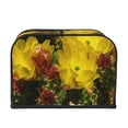 thumbnail image 2 of Daiia Cactus Flowers Pattern 4 slice Toaster Cover, Toaster Appliance Dust-proof Cover For Kitchen Small Appliance Dust Cover and Fingerprint Protection, 2 of 7