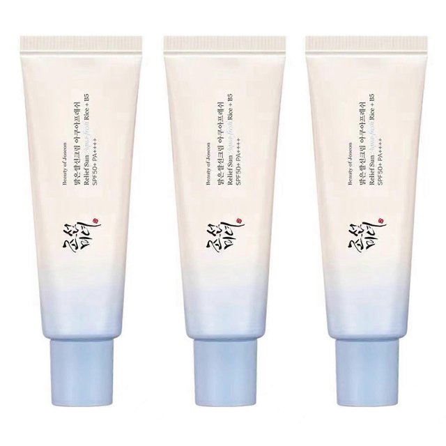Relief Sun Aqua-Fresh Rice+B5 SPF50+ Sunscreen, Deep Hydration Antioxidant Protection, for Daily Skincare Routine