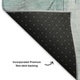 thumbnail image 5 of Addison Rugs Mayfield Premium Machine Washable Transitional Geometric Teal Rectangle Rug, 10' x 14', 5 of 7