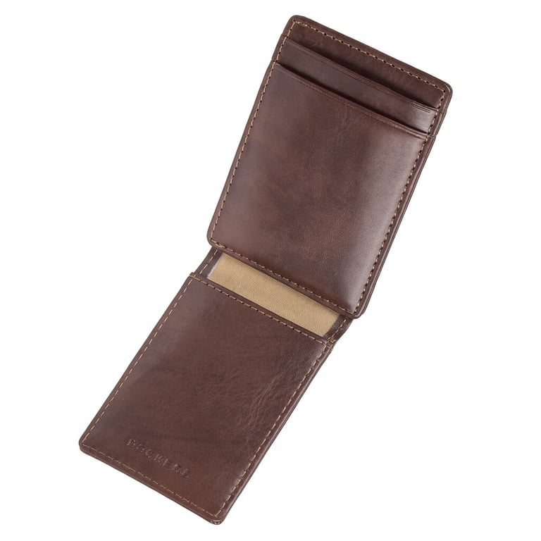 Men's Slim Front Pocket Wallet With Magnetic Money Clip photo 3