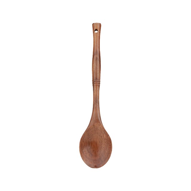 Precio sorpresa!Utensilios de cocina de teca natural: cucharas y utensilios de cocina de sujeción cómoda, utensilios de cocina, utensilios de cocina de madera para cocina, utensilios de cocina de mad