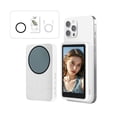 thumbnail image 1 of Magnetic Phone Vlog Selfie Monitor Screen, Adjustable LED Fill Light, 3000K-6500K Color Temperature, Professional Video Lighting for Smartphone, 1 of 8
