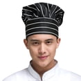 thumbnail image 4 of Texaio Apron Sleeve Hair Elastic Women Men Pleated Work Cap Kitchen Cooking Hat Kitchenware, 4 of 8