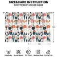 thumbnail image 2 of Sushi (2)_26 Curtains-blackout Curtains Bedroom Decor Living Room Darkening Grommet Window Drapes 2 Panels Set 42"x 54", 2 of 2