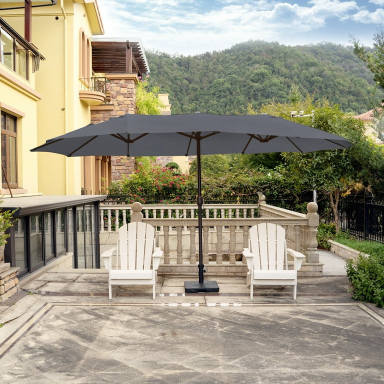 3 ft patio umbrella 9ft Patio Umbrella 3-tier Outdoor Umbrella (No Base)