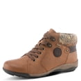 thumbnail image 2 of Spring Step Women's Clifton Bootie – Relife Shock Absorbing Sole with Water Resistant Synthetic Upper – Vegan Friendly, Lace Up and Zipper Closure Boot, 2 of 9