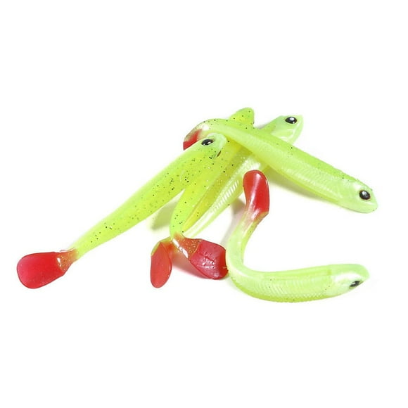 Wolfast 5Pcs Fishing Lures 7.5CM Plastic Hard Bass Baits 4 Colors Lures