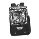 thumbnail image 5 of Mochila de baloncesto con compartimento para zapatos, portátil, aislante y resistente. Negro Blanco Gris, 5 of 9