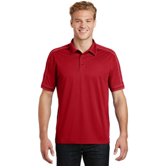 Sport-Tek ST659 Contrast Stitch Micropique Sport-Wick Polo, Mens Polo Shirts