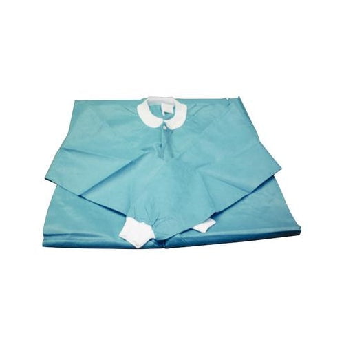 ValuMax 3660TEXS Extra-Safe Lab Coats Teal XS 10/Pk