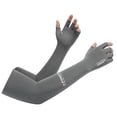 thumbnail image 1 of Manga de protección solar de verano para hombres, guantes de protección UV para mujeres, guantes finos de seda de hielo, manga de hielo protectora de medio dedo para hombres, 1 of 6