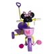 thumbnail image 2 of Triciclo Minnie Mouse Con Barra De Empuje Sonido Y Luz Lila, 2 of 5