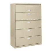 Sandusky Cabinet,42 x 66-3/8 x 19-1/4 In,Putty LF6A425-07