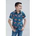 thumbnail image 5 of Disney Cars Toddler Boys' Short Sleeve Button-Down Shirt Navy Lightning Mater, 5 of 6