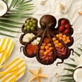 thumbnail image 6 of ACDANC 2026 New Octopus Charcuterie Platter -Serving Platters Ocean Themed Serving Board with 8 Tentacles for Cheese,Meats&Fruits,Unique Gift Seafood Lovers(Brown-A), 6 of 7