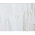 thumbnail image 5 of Chezmoi Collection Celia 3-Piece Waterfall Ruffle Skirt Bedspread Set, King, Ivory, 5 of 7