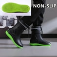 thumbnail image 2 of AUXDIQ Men Rain Boots Outdoor Garden Waterproof Ankle Rain Shoes, 2 of 5