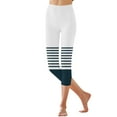 thumbnail image 5 of Bovemsi Yoga Pants For Women Cropped 2025 High Waisted Lightweight Comfortable Solid Color Soft Casual Pajama Capri Legging,XXL, 5 of 7