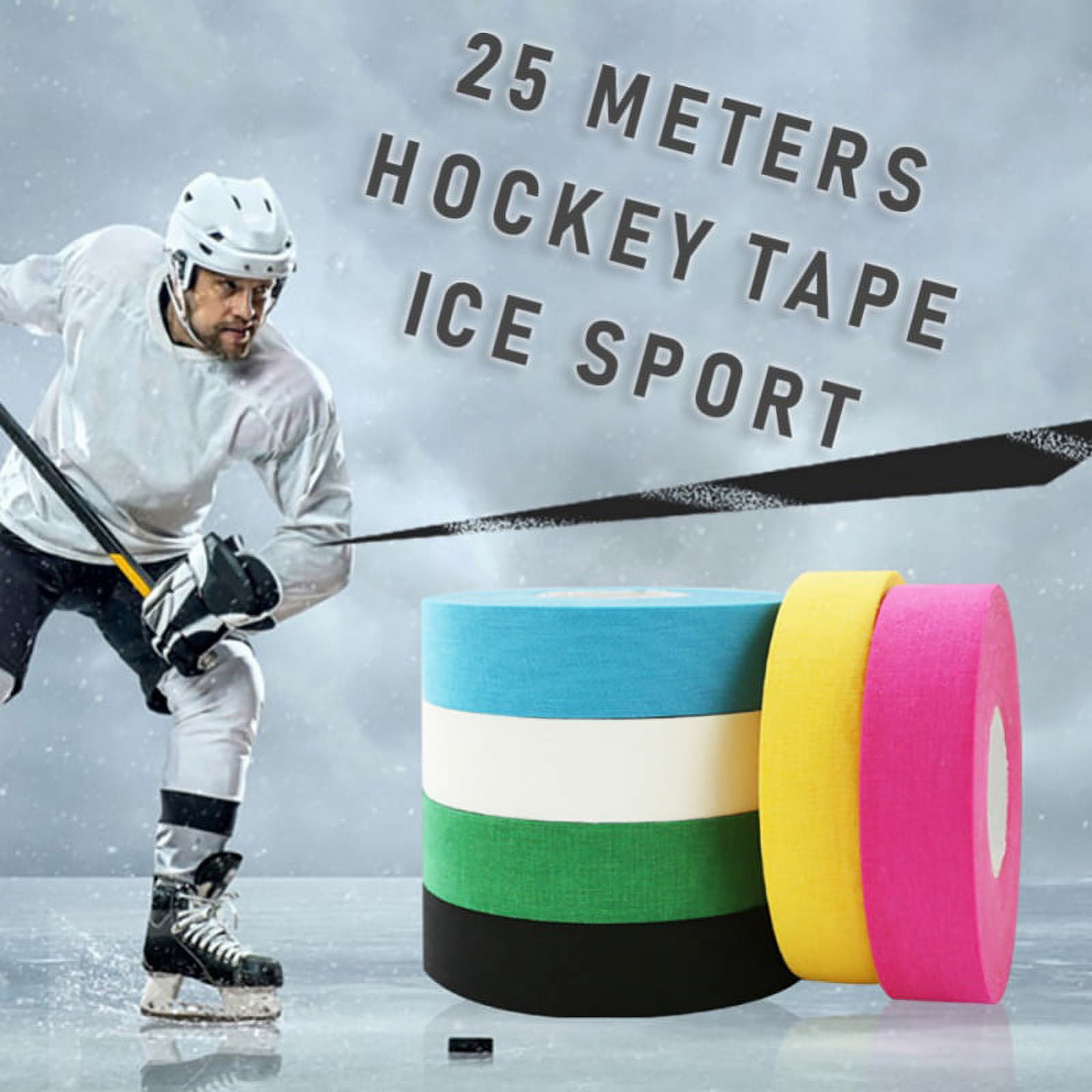 Bande de hockey durable 1 rouleau ruban anti-coton tissu bâton de hockey  stable