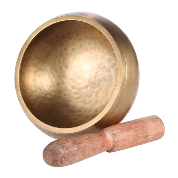 ACDANC Exquisite 3 Inch Handmade Tibetan Bell Metal Singing Bowl for Buddhism Buddhist Meditation Healing Yoga