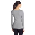 thumbnail image 2 of Women's Tri-Blend Long Sleeve Crewneck T-Shirt, 2 of 2
