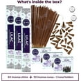 thumbnail image 2 of Lilac Incense Sticks & Incense Cones Combo Pack - 60 Insence-Sticks + 30 Insence Cones - Inscense - Incense Cones Scented - Insents, 2 of 5