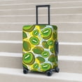 thumbnail image 6 of Hirioo Watercolor Kiwi Fruits Summer for Elasticity Suitcase Cover (No luggage Included) Durable Luggage Protector Fits 18-32 Inch Luggage-Small, 6 of 7