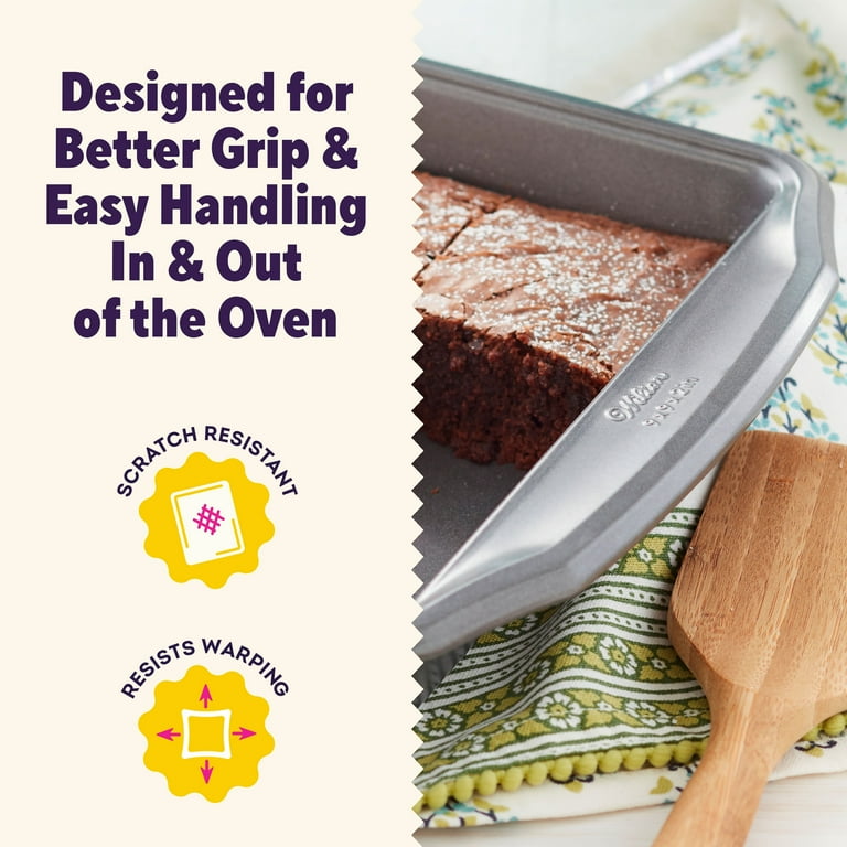 Wilton Non-Stick Steel Square Baking Pan 9x9 Inch for Brownies