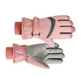 thumbnail image 1 of Guantes de nieve Guantes de trabajo de invierno Guantes de esquí resistentes al agua Guantes de invierno para el frío rosa Sharpla Guantes de esquí, 1 of 8