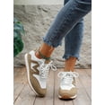 thumbnail image 4 of Sporty Sneakers For Women, Two Tone Lace-up Front Running Shoes, 4 of 4