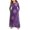 13Purple, variant on Kids Long Sleeve Maxi Dress with Side Pockets Boho Printed A-Line Long Dresses for Girls Black 120