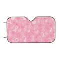 thumbnail image 7 of Balery Breast Cancer Awareness Windshield Sun Shade, Car Front Window Sunshade Cover ,Automotive Interior Portected Blocks Uv Rays For Car Pickup Truck Suv Accessories- Small, 7 of 7