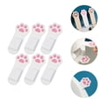 thumbnail image 1 of OULII 6 Pcs Lève-Siège de Toilette avec Patte de Chat pour Personnes Âgées Lieux Publics, 1 of 8