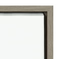 thumbnail image 3 of Kate and Laurel Sylvie Three Records Framed Canvas Wall Art by Statement Goods, 18x24 Gray, Boho Chic Music Decor, 3 of 7