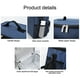 thumbnail image 3 of Fiambrera - Elegantes bolsas térmicas para el almuerzo para adultos, hombres y mujeres - Bolsas térmicas de gran capacidad para el almuerzo para el trabajo, elegante color gris, 3 of 8