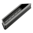 thumbnail image 3 of Lipstore Recessed Pull Mesh Pull Push Door Plate Handle for Barn Hotels Sliding Doors gray, 3 of 8