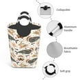 thumbnail image 4 of KLL Ramadan Whale Laundry Hamper,Large Canvas Fabric Lightweight Storage Basket Toy Organizer Dirty Clothes Collapsible Waterproof, 4 of 6