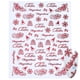 thumbnail image 1 of Fiudx Pegatinas de Uñas con Diseño de Estrella y Copo de Nieve de Navidad para Mujer, 1 of 2