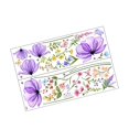 thumbnail image 4 of Pegatina de pared de mariposa y flores, papel tapiz decorativo, póster impermeable, calcomanías de pared de creativas para comedor y sala de e, 4 of 9