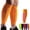 Orange, variant on Upgraded Honeycomb Shin Guards, Shock Absorbing Calf Sleeves, Anti-Collision Pads for Soccer, Baseball, Boxing, MTB, 1 Pair